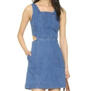 Madewell Denim Cutout Dress